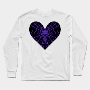 Spider Web Heart V4 Long Sleeve T-Shirt